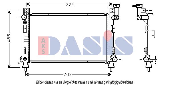 AKS DASIS Radiators, Motora dzesēšanas sistēma 520520N